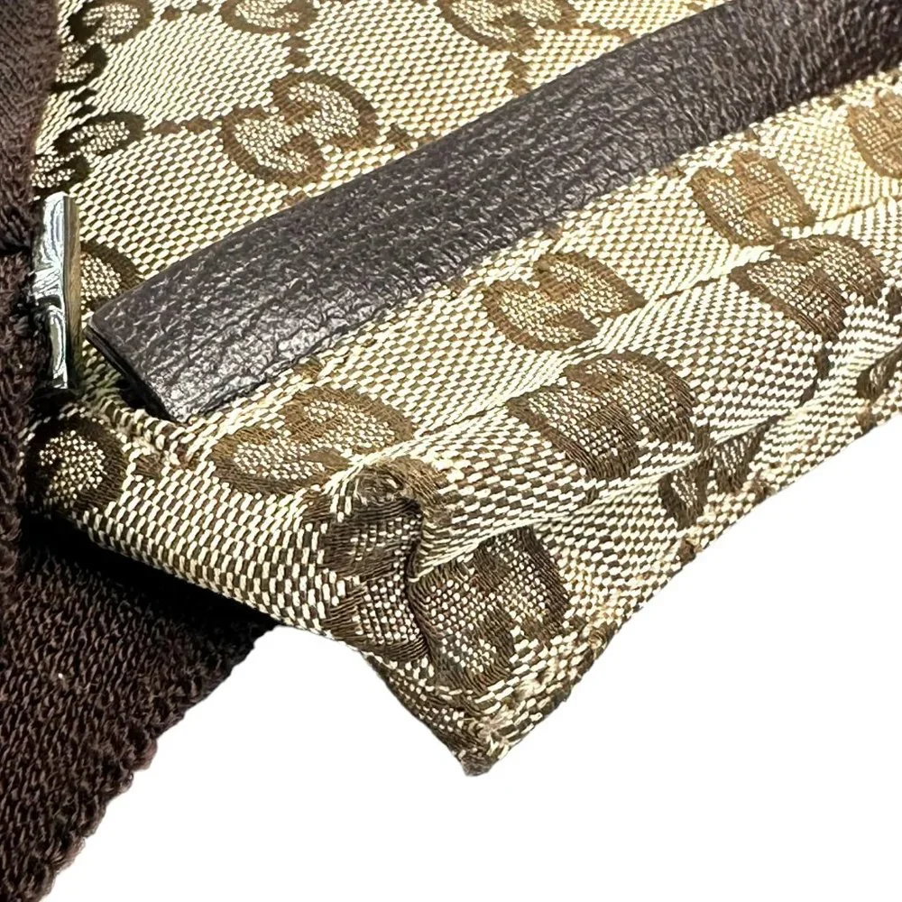 Gucci GG Canvas Web Print Double Pocket BELTBAG